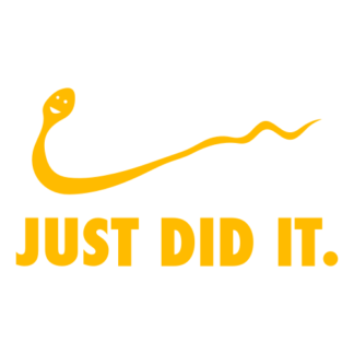 Just Did It Decal (Yellow)